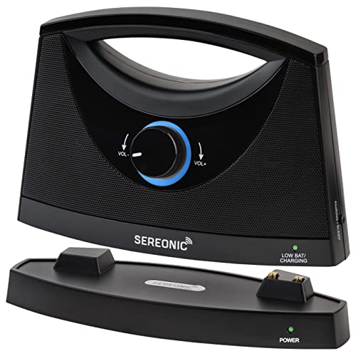 SEREONIC Tragbarer Kabelloser TV Sprachverstärker – Hörverstärker Fernseher für Senioren – Sprachverstärker kabellos mit 30m Reichweite – TV Lautsprecher für Senioren – Ideal für besseres Hören SEREONIC Tragbarer Kabelloser TV Sprachverstärker – Hörverstärker Fernseher für Senioren – Sprachverstärker kabellos mit 30m Reichweite – TV Lautsprecher für Senioren – Ideal für besseres Hören von SEREONIC