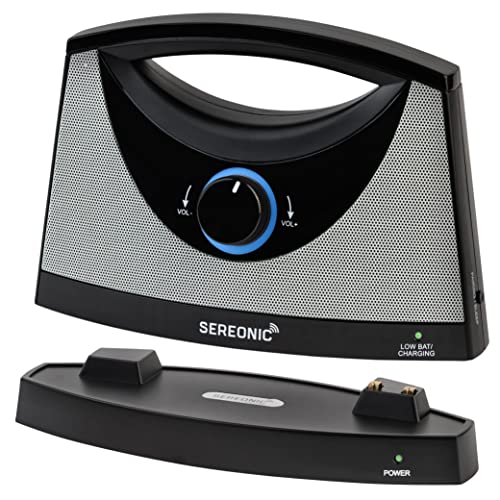 SEREONIC Tragbarer Kabelloser TV Sprachverstärker – Hörverstärker Fernseher für Senioren – Sprachverstärker kabellos mit 30m Reichweite – TV Lautsprecher für Senioren – Ideal für besseres Hören SEREONIC Tragbarer Kabelloser TV Sprachverstärker – Hörverstärker Fernseher für Senioren – Sprachverstärker kabellos mit 30m Reichweite – TV Lautsprecher für Senioren – Ideal für besseres Hören von SEREONIC