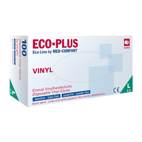 Vinyl Einweg-Handschuhe Ecoline Plus Gr.Xl 100 Handschuhe Vinyl Einweg-Handschuhe Ecoline Plus Gr.Xl 100 Handschuhe von SERIMED GmbH & Co.KG