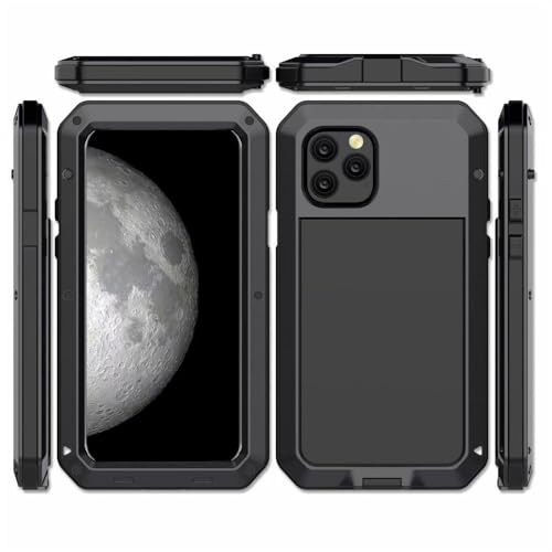 SETNGB 360 Anti-Fall-Metallabdeckung aus gehärtetem Glas für iPhone 16 15 14 13 12 11 Pro Max 14 15 16 Plus wasserdichte Hülle zum kabellosen Laden, Schwarz, Für iPhone 16 Pro SETNGB 360 Anti-Fall-Metallabdeckung aus gehärtetem Glas für iPhone 16 15 14 13 12 11 Pro Max 14 15 16 Plus wasserdichte Hülle zum kabellosen Laden, Schwarz, Für iPhone 16 Pro von SETNGB