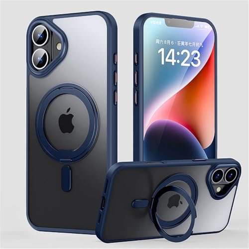 SETNGB 360° drehbare Halterung, magnetische Handyhülle für iPhone 16 15 14 Plus 16 15 14 13 12 11 Pro Max, kabellose Ladehülle, stoßfeste Hülle, Mattschwarz, für iPhone 14 SETNGB 360° drehbare Halterung, magnetische Handyhülle für iPhone 16 15 14 Plus 16 15 14 13 12 11 Pro Max, kabellose Ladehülle, stoßfeste Hülle, Mattschwarz, für iPhone 14 von SETNGB