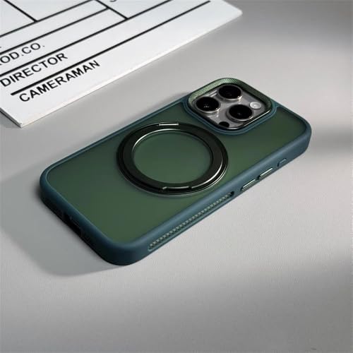 SETNGB 360 ° drehbare Halterung, mattierte Handyhülle für iPhone 11 12 13 14 15 16 Pro Max 14 15 16 Plus, Wärmeableitungsnetz, großes Loch, stoßfeste Schutzhülle, grün, für iPhone 16 SETNGB 360 ° drehbare Halterung, mattierte Handyhülle für iPhone 11 12 13 14 15 16 Pro Max 14 15 16 Plus, Wärmeableitungsnetz, großes Loch, stoßfeste Schutzhülle, grün, für iPhone 16 von SETNGB