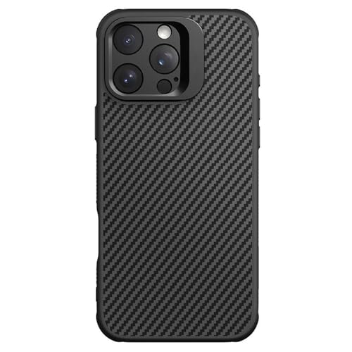 SETNGB Aramidfaser-Magnetlinsenhalter-Handyhülle für iPhone 16 Pro Max Kabelloses Laden Anti-Fall-Schutzhülle, feines Loch schwarz, für iPhone 16 Pro Max SETNGB Aramidfaser-Magnetlinsenhalter-Handyhülle für iPhone 16 Pro Max Kabelloses Laden Anti-Fall-Schutzhülle, feines Loch schwarz, für iPhone 16 Pro Max von SETNGB