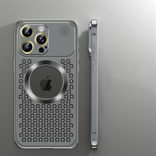 SETNGB Aromatherapie-Magnet-Handyhülle mit Metallfederschnalle für iPhone 12 13 14 15 16 Pro Max 14 15 16 Plus, kabellose Lade-Anti-Fall-Schutzhülle, Titanschwarz, für iPhone 12 SETNGB Aromatherapie-Magnet-Handyhülle mit Metallfederschnalle für iPhone 12 13 14 15 16 Pro Max 14 15 16 Plus, kabellose Lade-Anti-Fall-Schutzhülle, Titanschwarz, für iPhone 12 von SETNGB