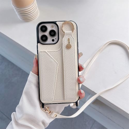 SETNGB Crossbody-Schultergurt-Armband-Kartenetui für iPhone 11 12 13 14 15 16 Pro Max 14 15 16 Plus stoßfeste Schutzhülle, Weiß, Für iPhone 11 Pro SETNGB Crossbody-Schultergurt-Armband-Kartenetui für iPhone 11 12 13 14 15 16 Pro Max 14 15 16 Plus stoßfeste Schutzhülle, Weiß, Für iPhone 11 Pro von SETNGB