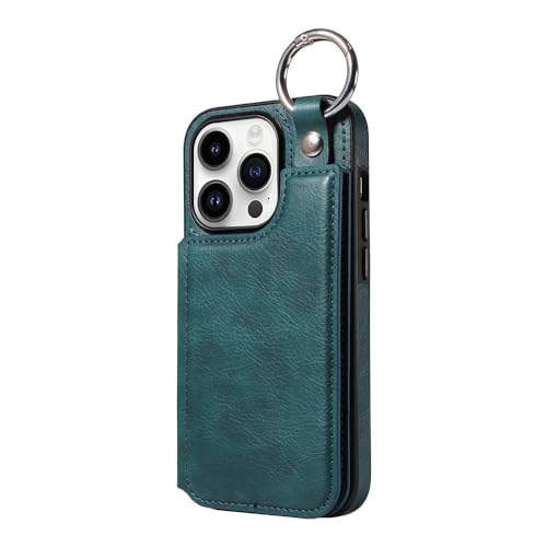 SETNGB Litchi PU-Leder-Kartenhalter-Handyhülle für iPhone 11 12 13 14 15 16 Pro Max 14 15 16 Plus Stoßfeste Schutzhülle, Türkis, für iPhone 16 SETNGB Litchi PU-Leder-Kartenhalter-Handyhülle für iPhone 11 12 13 14 15 16 Pro Max 14 15 16 Plus Stoßfeste Schutzhülle, Türkis, für iPhone 16 von SETNGB