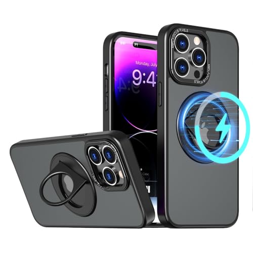 SETNGB Magnetische drehbare Ring-Telefonhülle, geeignet für iPhone 16 15 14 13 12 11 Pro Max 14 15 16 Plus, Anti-Drop-Schutzhülle, Schwarz, für iPhone 14 SETNGB Magnetische drehbare Ring-Telefonhülle, geeignet für iPhone 16 15 14 13 12 11 Pro Max 14 15 16 Plus, Anti-Drop-Schutzhülle, Schwarz, für iPhone 14 von SETNGB