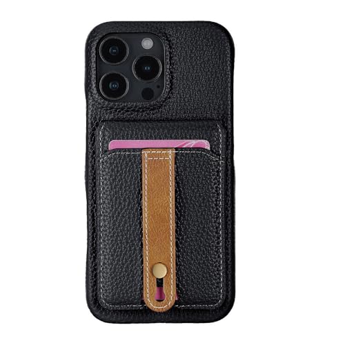 SETNGB Ring Lederhalterung Kartenhalter Anti-Fall-Hülle für iPhone 11 12 13 14 15 16 Pro Max 14 15 16 Plus stoßfeste Schutzhülle, Schwarz, Für iPhone 13 SETNGB Ring Lederhalterung Kartenhalter Anti-Fall-Hülle für iPhone 11 12 13 14 15 16 Pro Max 14 15 16 Plus stoßfeste Schutzhülle, Schwarz, Für iPhone 13 von SETNGB