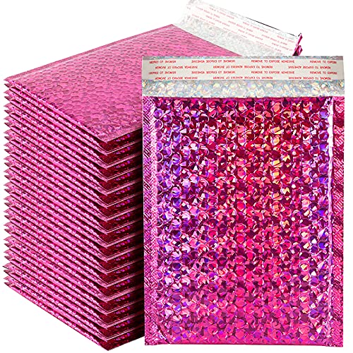50 Stüc Farbige Luftpolstertaschen 16 x 27cm,Rosa Luftpolsterumschläge,Luftpolster Versandtaschen,Selbstklebende Gepolsterte Versandumschläge mit Abziehstreifen für Postversand, Versand, Verpackung 50 Stüc Farbige Luftpolstertaschen 16 x 27cm,Rosa Luftpolsterumschläge,Luftpolster Versandtaschen,Selbstklebende Gepolsterte Versandumschläge mit Abziehstreifen für Postversand, Versand, Verpackung von SEUNMUK