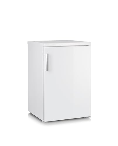 SEVERIN Table-Kombi-Kühlschrank, Veggiebox für Aufbewahrung von Obst und Gemüse, intergrierte LED-Beleuchtung, 120 L Nutzinhalt, weiß, TKS 8846 von SEVERIN