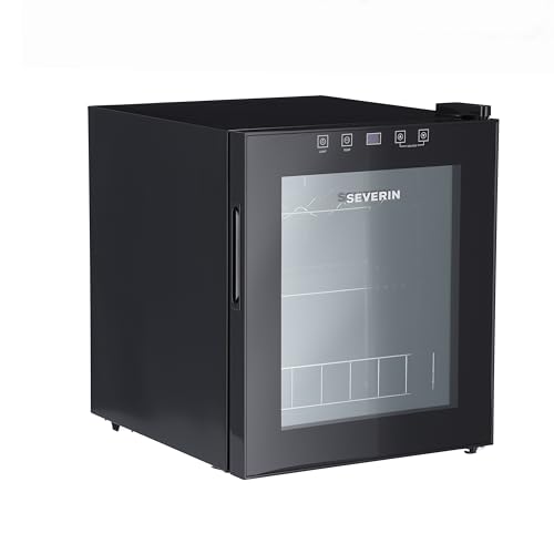 SEVERIN Weinkühlschrank 46 L Volumen für max. 15 Flaschen à 0,75L, inkl. LED & Touch-Display, Temperatur einstellbar von 5-18°C, nur 43 dB, EEK F, schwarz, WKS 8907 SEVERIN Weinkühlschrank 46 L Volumen für max. 15 Flaschen à 0,75L, inkl. LED & Touch-Display, Temperatur einstellbar von 5-18°C, nur 43 dB, EEK F, schwarz, WKS 8907 von SEVERIN