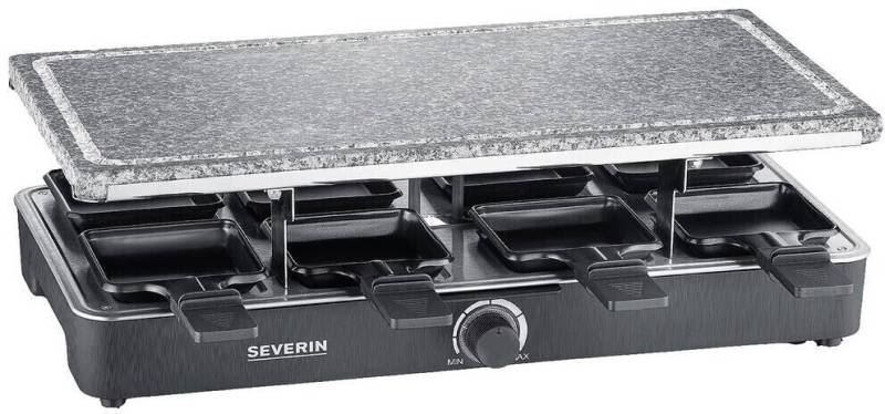 Severin 2378 Raclette 8 Pfännchen Schwarz von SEVERIN