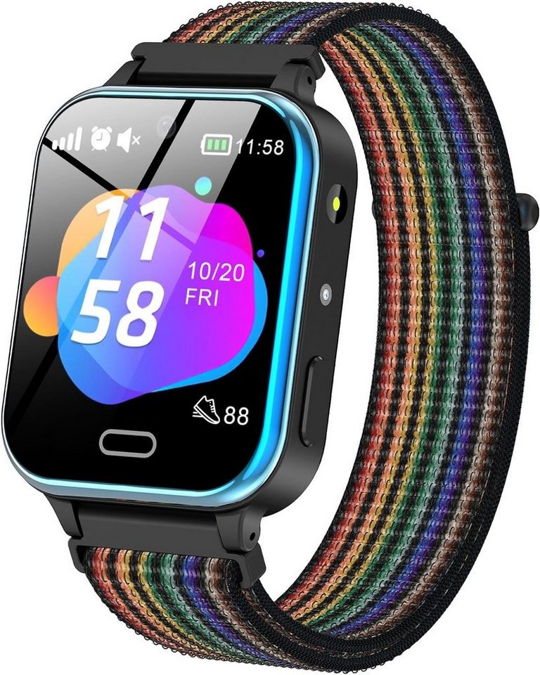 SEVGTAR Smartwatch (1,69 Zoll, Andriod iOS), uhr fur Schrittzähler Stress Herzfrequenzmesser Benachrichtigungen von SEVGTAR