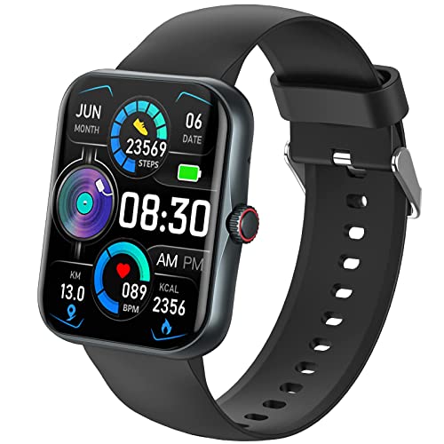 SEVGTAR Smartwatch Damen Herren, Smart Watch mit Telefonfunktion 1.83" Zoll Touchscreen Fitness Tracker, Fitnessuhr mit Herzfrequenz, Schlafmonitor, 37 Sportmodi Fitness, Armbanduhr für Android iOS von SEVGTAR