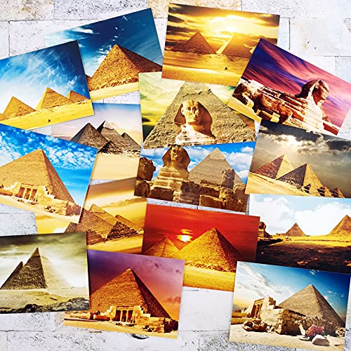 SEVSO Ägyptische Pyramide Postkarten, 15PCS Landschaftsarchitektur Grußkarten, Afrikanische Arabische Länder Landschaft Postkarte Verdickte Karten SEVSO Ägyptische Pyramide Postkarten, 15PCS Landschaftsarchitektur Grußkarten, Afrikanische Arabische Länder Landschaft Postkarte Verdickte Karten von SEVSO