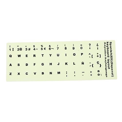 SEWACC 1 Blatt Tastaturabdeckungen Für Desktop Tastaturaufkleber Leuchtende Hintergrundbeleuchtete Niedliche Tastatur Gaming Tag Aufkleber Für Laptops Fluoreszierende Buchstaben SEWACC 1 Blatt Tastaturabdeckungen Für Desktop Tastaturaufkleber Leuchtende Hintergrundbeleuchtete Niedliche Tastatur Gaming Tag Aufkleber Für Laptops Fluoreszierende Buchstaben von SEWACC