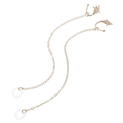 SEWACC 1 Paar Kopfhörer Verlorene Kette Kopfhörer Ohrringkette Kopfhörer Hängekette Verlorene Ohrringkette Sport Kopfhörerkette Kopfhörerhalter Ohrring Kupfer Golden SEWACC 1 Paar Kopfhörer Verlorene Kette Kopfhörer Ohrringkette Kopfhörer Hängekette Verlorene Ohrringkette Sport Kopfhörerkette Kopfhörerhalter Ohrring Kupfer Golden von SEWACC