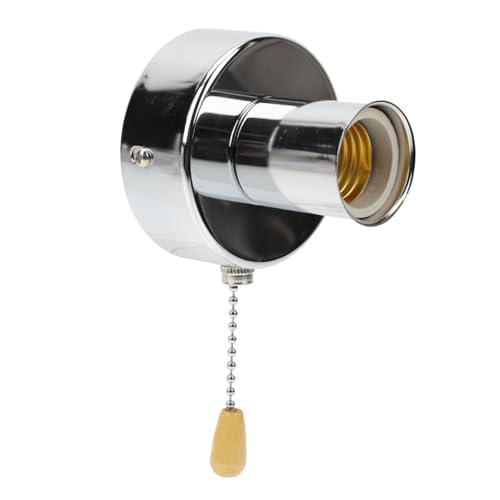 SEWACC 1 Satz Schalter ziehen Lampenhalter Lampenfassung Zubehör Zugschalter Lampenfassung Wandleuchte Lampenfassung Zugketten-Lampenfassung Lampenfassung ziehen Rostfreier Stahl Silver SEWACC 1 Satz Schalter ziehen Lampenhalter Lampenfassung Zubehör Zugschalter Lampenfassung Wandleuchte Lampenfassung Zugketten-Lampenfassung Lampenfassung ziehen Rostfreier Stahl Silver von SEWACC