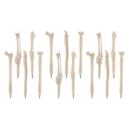 SEWACC 1 Set 15 Stück Knochen Kugelschreiber Süße Bleistifte Halloween Perlen Für Stifte Interessante Stifte Schulstifte Tonperlen Stifte Kugelschreiber Halloween Stifte Mit von SEWACC