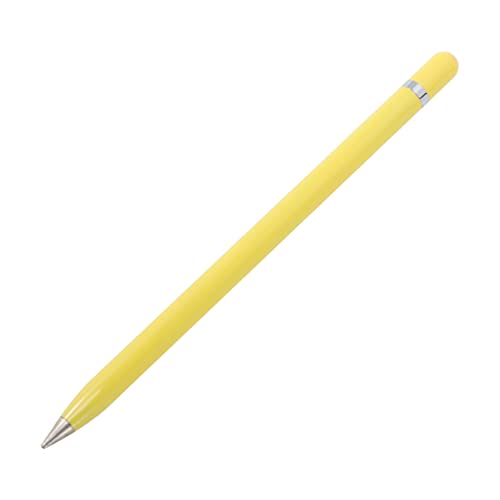 SEWACC 1 Stück Bleistift everlasting pencil yellow Nachhaltig Gelb unendlich Stift Mechanische Stifte für immer endlos tintenlose Stifte Kugelschreiber und Bleistifte Khaki von SEWACC
