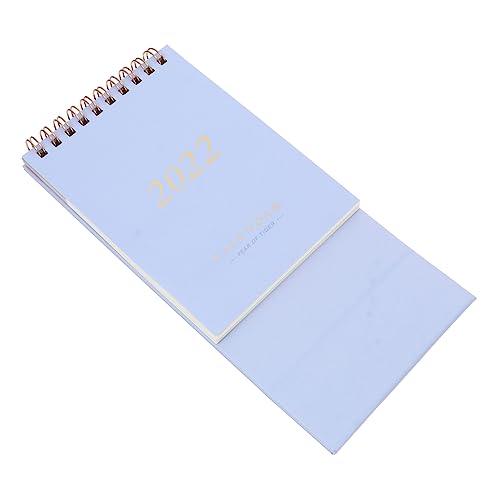 SEWACC 1 Stück Einfacher Kalender Notizblock Kleiner Tischkalender 2022 Home Office Schule Täglicher Tischkalender Wöchentlicher Tischkalender 2022 Kalender Memo Kalender 2022 von SEWACC