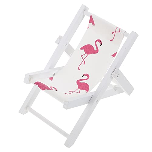 SEWACC 1 Stück Flamingo-telefonhalter Dekorationen Winzig Telefonische Unterstützung Strandkorbhalter Ornament Mini-Strand Handy, Mobiltelefon Telefonhalter Flamingo Dein Für Hölzern von SEWACC
