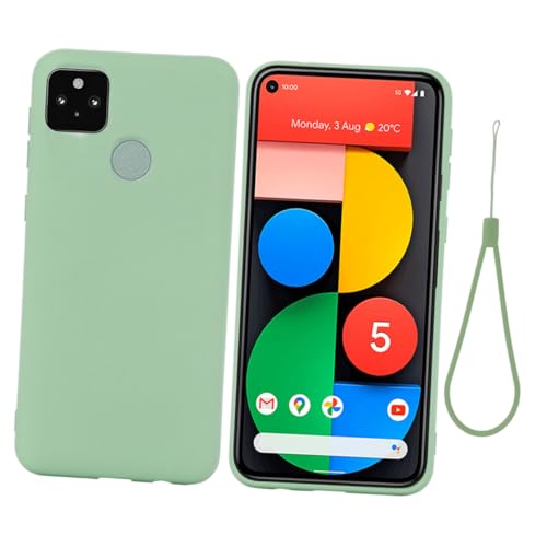 SEWACC 1 Stück Flüssigsilikon Hülle Wasserdicht Schlank Mit Lanyard Schutzhülle Für Handy Kompatibel Mit Flüssigtelefon Grün von SEWACC