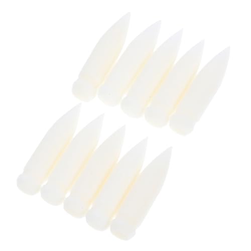 SEWACC 10 Stück Ersatzspitze für Markierstifte Marker-Stift-Punkte bemerkenswerte Ersatztipps Markierungsstiftspitzen Weißer Markierungsstift mit feiner Spitze Ersatztipps Nibs Nylon von SEWACC