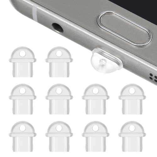 SEWACC 10 Stück Micro-USB-Staubstecker Aus Kunststoff Für Den Ladeanschluss Micro-B SEWACC 10 Stück Micro-USB-Staubstecker Aus Kunststoff Für Den Ladeanschluss Micro-B von SEWACC