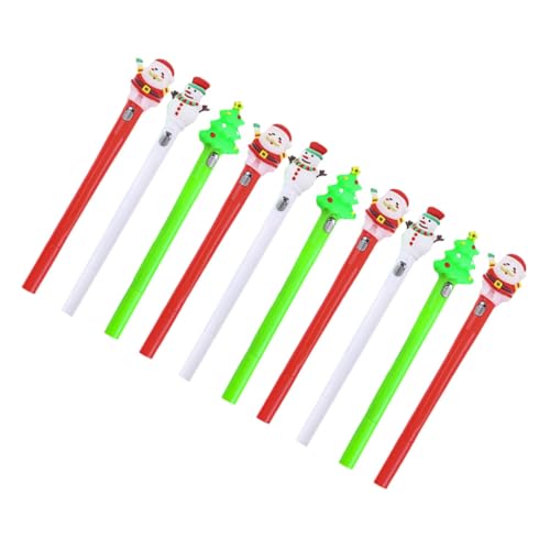 SEWACC 10 Stück Unterschriftenstift Weihnachten Helles Licht Gel Themendekorationen Stifte Urlaubsstift Schneemann Schreibstift Niedlicher Innen Fokus LED Studenten SEWACC 10 Stück Unterschriftenstift Weihnachten Helles Licht Gel Themendekorationen Stifte Urlaubsstift Schneemann Schreibstift Niedlicher Innen Fokus LED Studenten von SEWACC