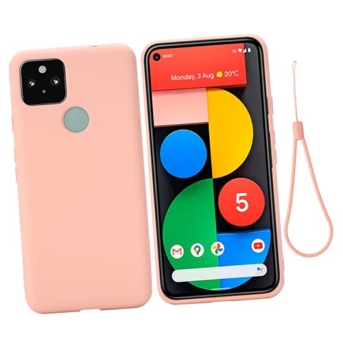 SEWACC 1Pc Flüssigsilikonhülle Telefonhülle Telefonzubehör Smartphone Schutz Stoßfeste Telefonhülle Handyschutz Telefonhüllen Flüssigtelefonschutz Rosa von SEWACC