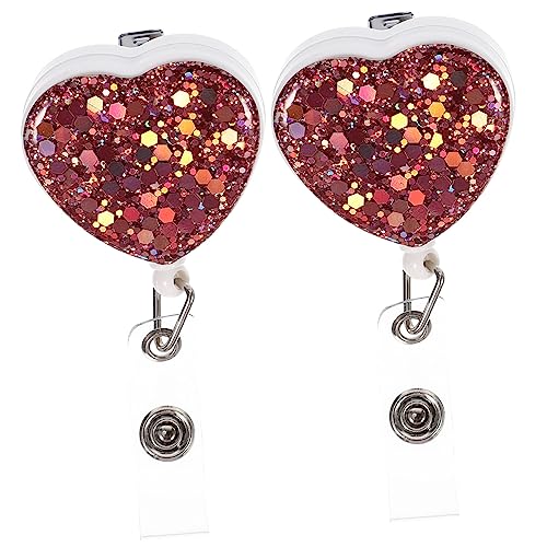 SEWACC 2 Stück Love Easy Pull Button Hübsche Kartenhalter Clips Herz Ausweisclip Zubehör Niedliche Abzeichen Mehrere Praktische Kartenschnallen Ausweishalter Für Namensschilder SEWACC 2 Stück Love Easy Pull Button Hübsche Kartenhalter Clips Herz Ausweisclip Zubehör Niedliche Abzeichen Mehrere Praktische Kartenschnallen Ausweishalter Für Namensschilder von SEWACC