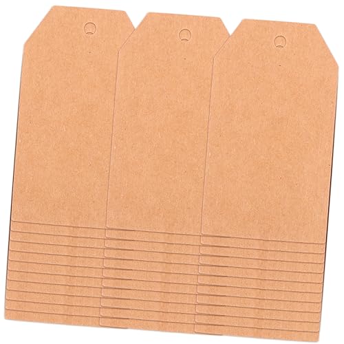 SEWACC 200 Stück Multifunktionaler Papieranhänger Tags Mit Draht Label-tags Hängende Tags Etikett Leere Tags Hang -tags Zeichnungs-tag-stütze Auflistungstennzeichen Light Brown SEWACC 200 Stück Multifunktionaler Papieranhänger Tags Mit Draht Label-tags Hängende Tags Etikett Leere Tags Hang -tags Zeichnungs-tag-stütze Auflistungstennzeichen Light Brown von SEWACC