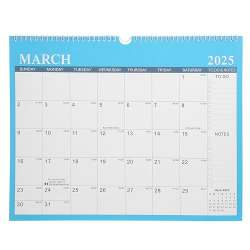 SEWACC 2024–2025 Wandkalender Zum Aufhängen Klappkalender Planer Von Juli 2024 Bis Dezember 2025 Drahtbindung Monatskalender Tagesplaner Für Das Heimbüro Blau von SEWACC