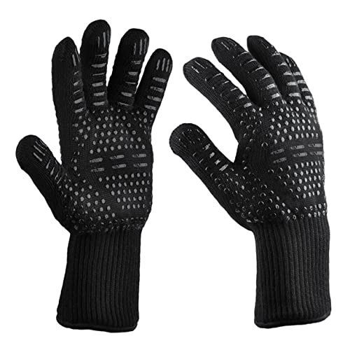 SEWACC 2Stücke Hochtemperaturbeständige Bbq Aramid Fallhandschuhe Wärmeisolierung Rutschfest und Verschleißfest für Grillen Bergbau SEWACC 2Stücke Hochtemperaturbeständige Bbq Aramid Fallhandschuhe Wärmeisolierung Rutschfest und Verschleißfest für Grillen Bergbau von SEWACC