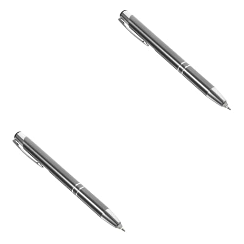 SEWACC 2st Beleuchteter Kugelschreiber Stift Mit Beleuchteter Spitze Austauschbarer Kugelschreiber Tragbarer Schreibstift Kugelschreiber Drücken Led-lichtstifte Stift Mit Licht Grey Tinte von SEWACC