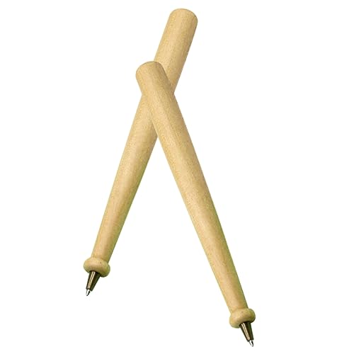SEWACC 2 Stücke Nette Holz Kugelschreiber Ergonomisches Design Stick Stifte Für Studenten SEWACC 2 Stücke Nette Holz Kugelschreiber Ergonomisches Design Stick Stifte Für Studenten von SEWACC