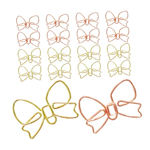 SEWACC 30 Stück Büroklammer mit Schleife süße Bürovorräte Papierclips für Frauen Scrapbooking-Clips Clips zum Organisieren von Dokumenten Büroklammern für die Hochzeit Planer-Clips Metall SEWACC 30 Stück Büroklammer mit Schleife süße Bürovorräte Papierclips für Frauen Scrapbooking-Clips Clips zum Organisieren von Dokumenten Büroklammern für die Hochzeit Planer-Clips Metall von SEWACC