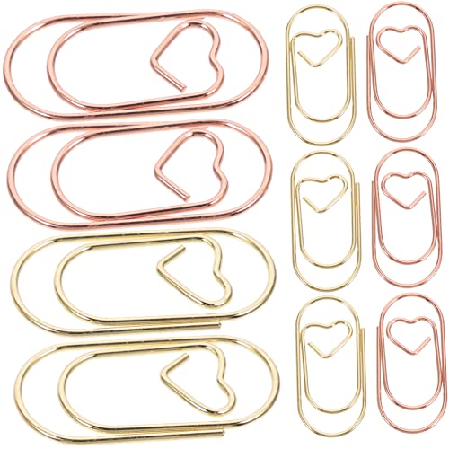 SEWACC 30 Stück Liebespapierschnalle Form Büroklammer groß bunt Papierclip Herzförmige Papierklammern Dateiclips Dekorative Papierklamme Dateiclips Metall SEWACC 30 Stück Liebespapierschnalle Form Büroklammer groß bunt Papierclip Herzförmige Papierklammern Dateiclips Dekorative Papierklamme Dateiclips Metall von SEWACC