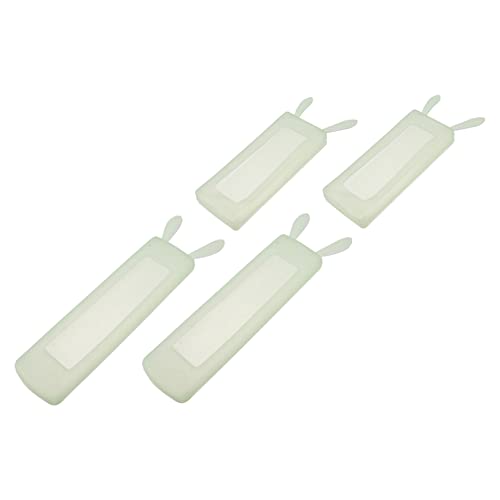 SEWACC 4Stücke Teiliges Kaninchen Fernbedienungsabdeckung Luminous Silikon Tv Fernbedienungscover Staubdicht für Schutzwirkung für Fernseher SEWACC 4Stücke Teiliges Kaninchen Fernbedienungsabdeckung Luminous Silikon Tv Fernbedienungscover Staubdicht für Schutzwirkung für Fernseher von SEWACC