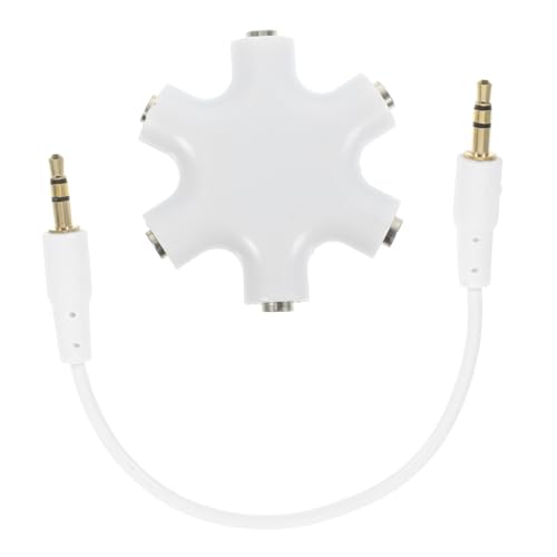 SEWACC 5 Kopfhörer Splitter Adapter Audio Gaming Splitter Kabel Headset Buchsen Kopfhörerbuchsen Splitter Kopfhörer Splitter von SEWACC
