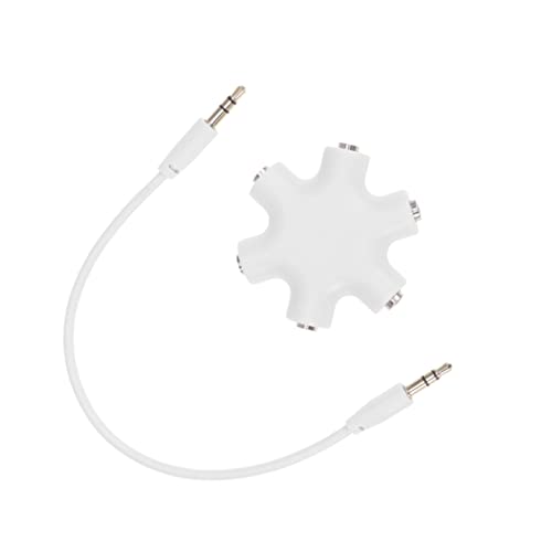 SEWACC 5 Kopfhörer Splitter Geteilter Kopfhörer Klinkenstecker Adapter Splitter Stereo Audiokabel Kopfhörer Splitter Kopfhörer Klinkenstecker Weiß SEWACC 5 Kopfhörer Splitter Geteilter Kopfhörer Klinkenstecker Adapter Splitter Stereo Audiokabel Kopfhörer Splitter Kopfhörer Klinkenstecker Weiß von SEWACC