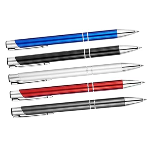 SEWACC 5 Stück ergonomischer Kugelschreiber zappeln Luxusstifte für Männer Tintenstifte Schreibwaren Logo schreibutensilien schreibkladde Haushalt Stift praktischer Kugelschreiber Metall SEWACC 5 Stück ergonomischer Kugelschreiber zappeln Luxusstifte für Männer Tintenstifte Schreibwaren Logo schreibutensilien schreibkladde Haushalt Stift praktischer Kugelschreiber Metall von SEWACC