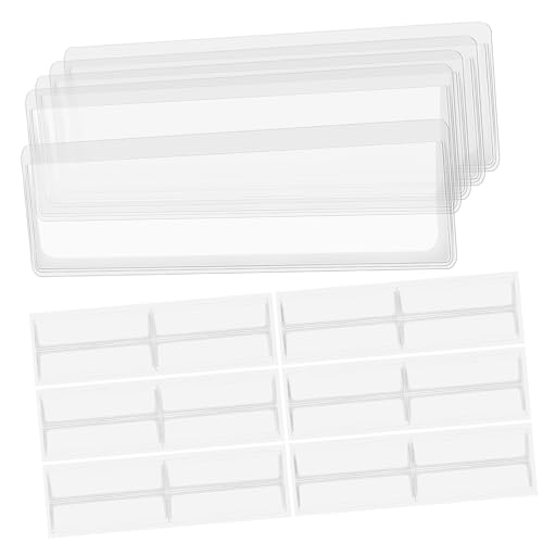 SEWACC 60 Stück Selbstklebende Etikettentaschen Namensaufbewahrung Bibliothek Dokumentenetiketten Organizer Planer Selbstklebende Durchsichtige Taschen Tag Cub Notizbuchhalter SEWACC 60 Stück Selbstklebende Etikettentaschen Namensaufbewahrung Bibliothek Dokumentenetiketten Organizer Planer Selbstklebende Durchsichtige Taschen Tag Cub Notizbuchhalter von SEWACC