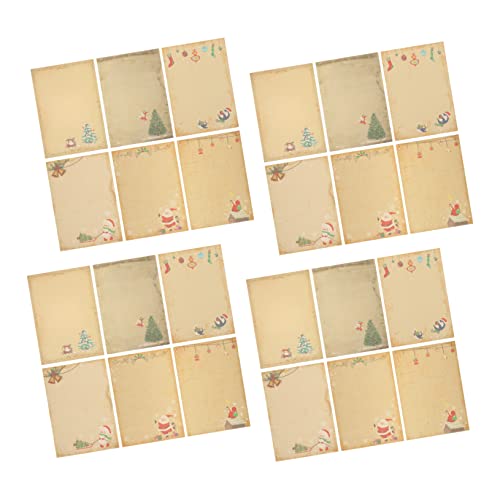 SEWACC 60 Stück Vintage Briefpapier Weihnachtspapier Für Notizen Weihnachts Scrapbook Weihnachtsnotizen Briefe Schreiben Weihnachts Schreibpapier Weihnachtsnotizpapier Vintage SEWACC 60 Stück Vintage Briefpapier Weihnachtspapier Für Notizen Weihnachts Scrapbook Weihnachtsnotizen Briefe Schreiben Weihnachts Schreibpapier Weihnachtsnotizpapier Vintage von SEWACC