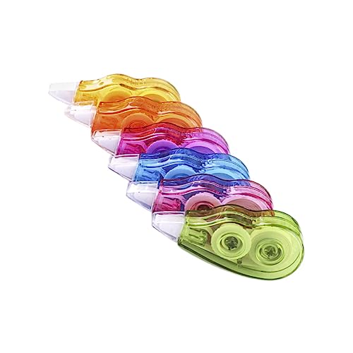 SEWACC 6st Korrekturband Korrekturflüssigkeit Stift Weißes Löschband Clip Bandläufer Korrektor Für Das Schreiben Passt Für Spender Für Weißes Klebeband Süßer Korrekturroller Original Pp von SEWACC