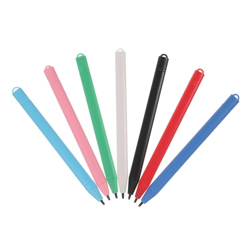 SEWACC 7 Stück Persönlicher Stift für das Schreibtablett Schreibtafel Stift für Zeichentablett Ersatz Das Notizbuch buntstifte Austausch des LCD-Schreibtabletts Tablett mit Stift Plastik SEWACC 7 Stück Persönlicher Stift für das Schreibtablett Schreibtafel Stift für Zeichentablett Ersatz Das Notizbuch buntstifte Austausch des LCD-Schreibtabletts Tablett mit Stift Plastik von SEWACC
