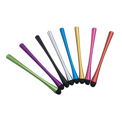 SEWACC 8 Stück Stift schreibkladde Tablet Pen Stylus pens tintenschreiber wachskreide Smartphone Pen handystiffte Stilvoll schlank Nonslip berühren Touch-Screen Handy-Touchpen Kieselgel von SEWACC
