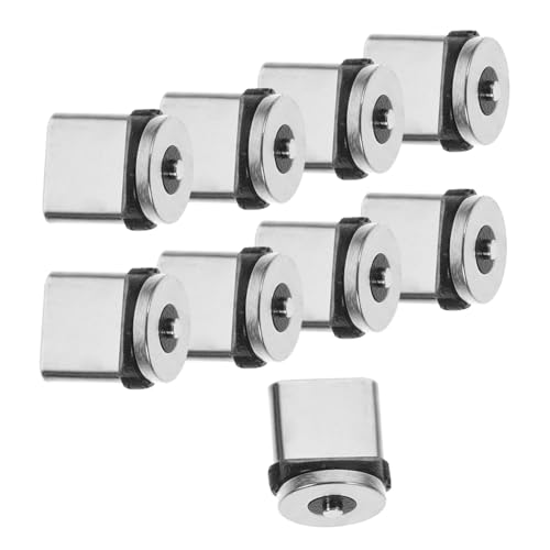 SEWACC 9 Stück Magnetisches Ladekabel Schnüre Ladegerät abnehmbar Ersatz magnet charging cable USB-C Magnetadapter magnetisches Handy-Ladekabel USB-c magnetischer adapter Aluminium Silver SEWACC 9 Stück Magnetisches Ladekabel Schnüre Ladegerät abnehmbar Ersatz magnet charging cable USB-C Magnetadapter magnetisches Handy-Ladekabel USB-c magnetischer adapter Aluminium Silver von SEWACC