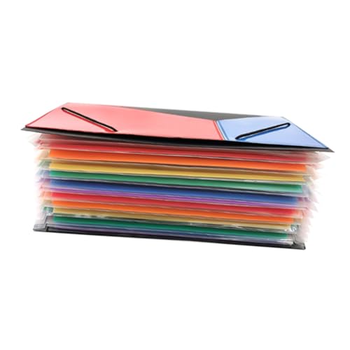 SEWACC A4 Datei Fall Veranstalter Lagerung Binder 13 Fach Tragbare Dokument Ordner von SEWACC